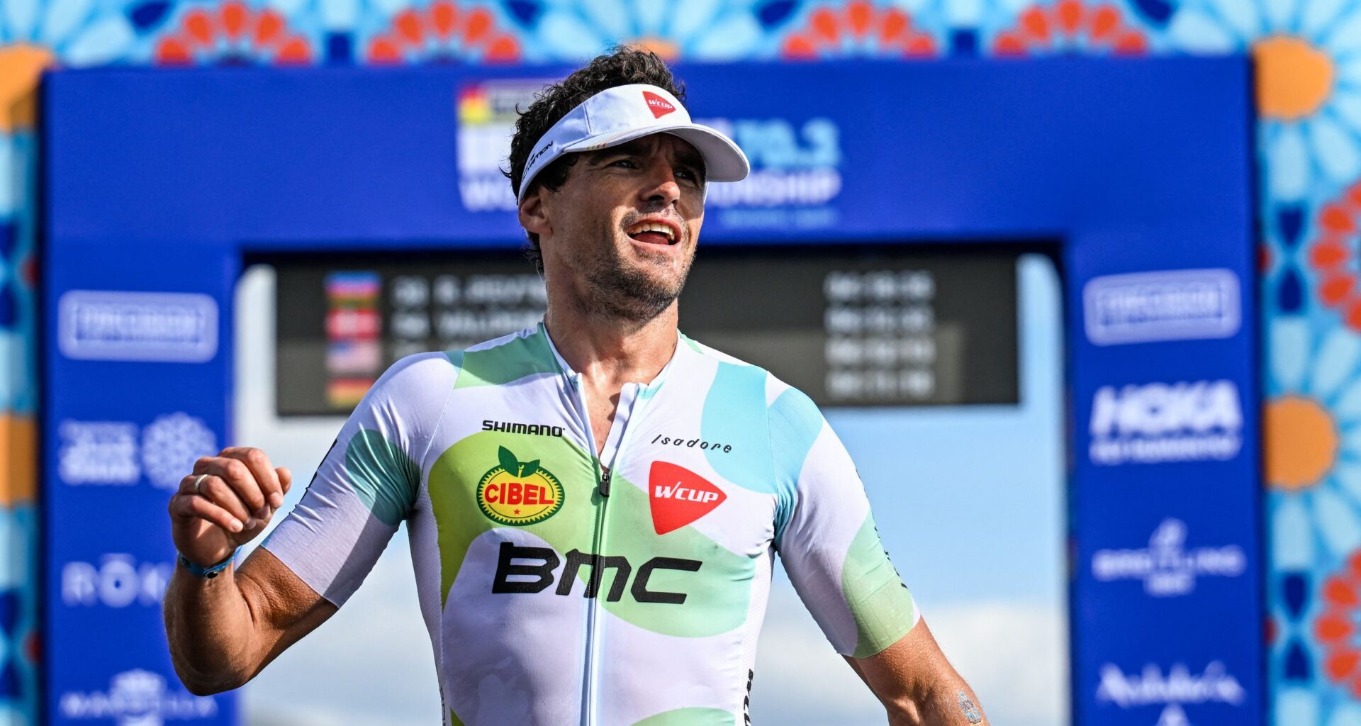 Former Olympic cycling champion Greg Van Avermaet wins 70.3 Ironman world title in his age group