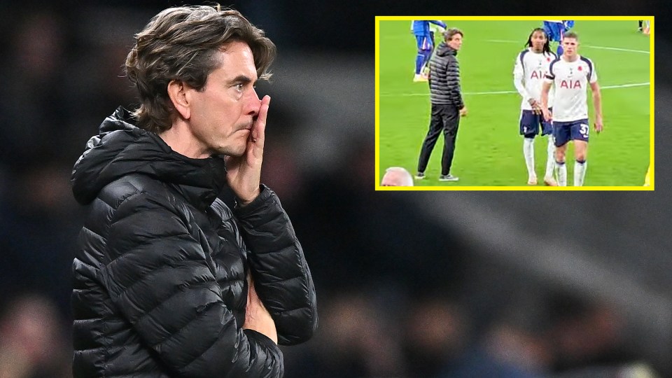 Thomas Frank snubbed by Djed Spence and Micky van de Ven