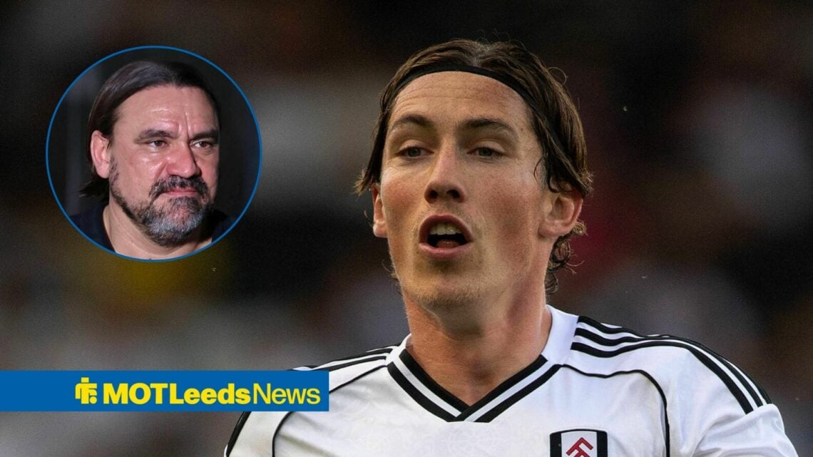 Fulham forward Harry Wilson and Leeds United manager Daniel Farke
