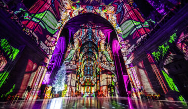 There’s a giant gift hunt happening where you can win tickets to the Light Before Christmas at Liverpool Cathedral