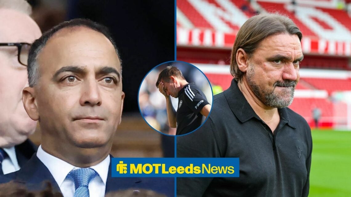 Paraag Marathe stares ahead, Daniel Farke looks uncomfortable, and Jesse Marsch puts his head in his hand