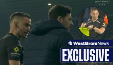‘PGMOL will be in contact’ after West Brom officiating incident vs Birmingham