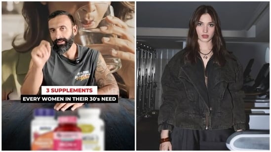 Tamannaah Bhatia's trainer, Siddhartha Singh, recommends three essential supplements for women in their 30s. Find out what they are. (Instagram/ officialsiddharthasingh)