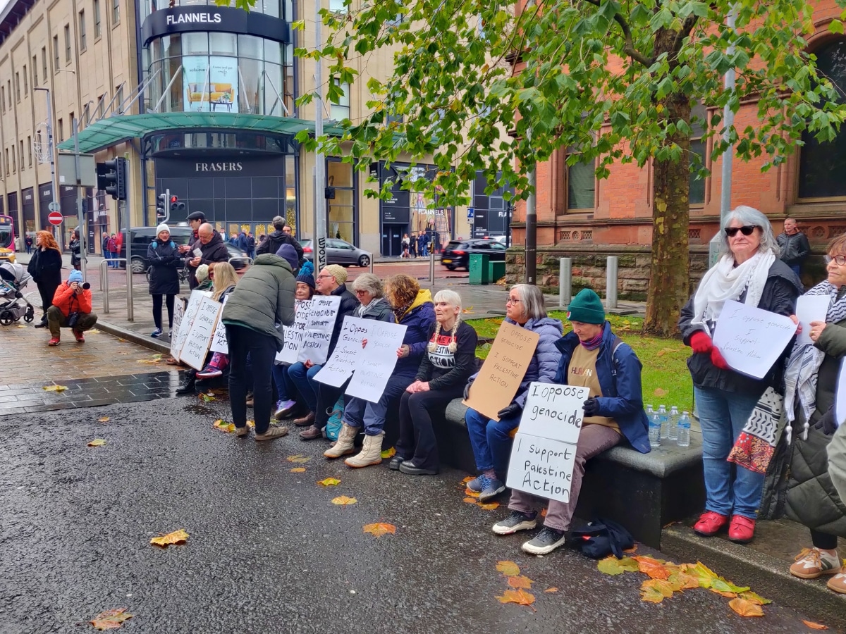 Palestine Action protests in Northern Ireland see no arrests