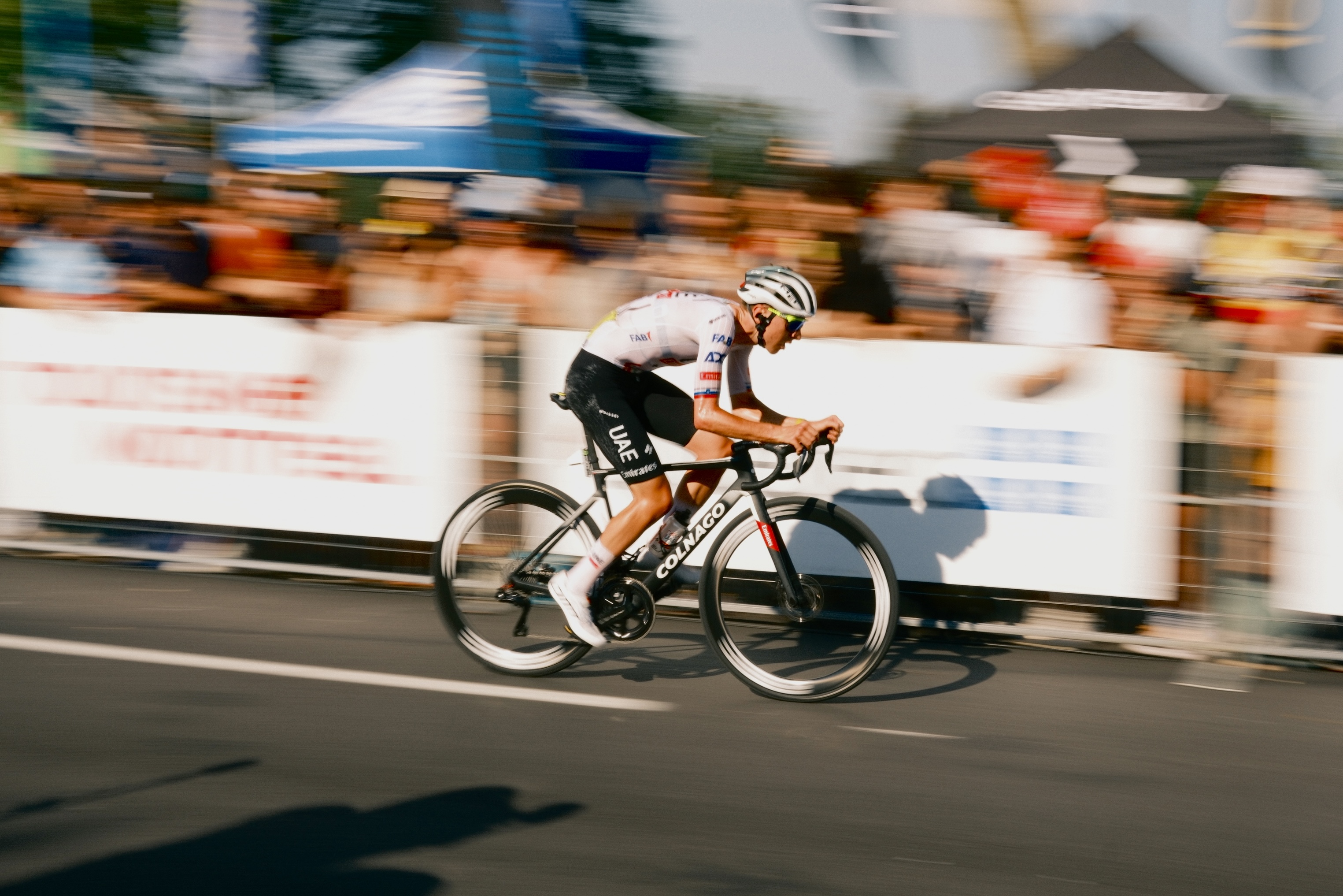 Tadej Poga&#269;ar during the 2024 GP Montreal