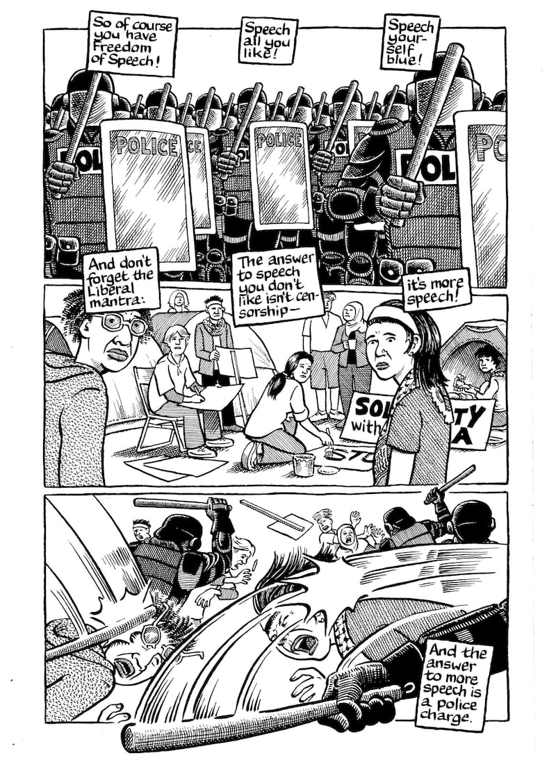 War on Gaza by Joe Sacco