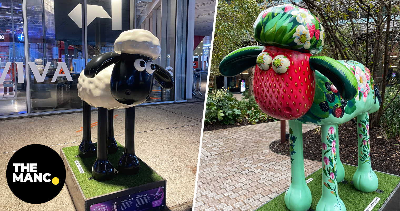 Shaun the Sheep Sculpture trail appears across Manchester