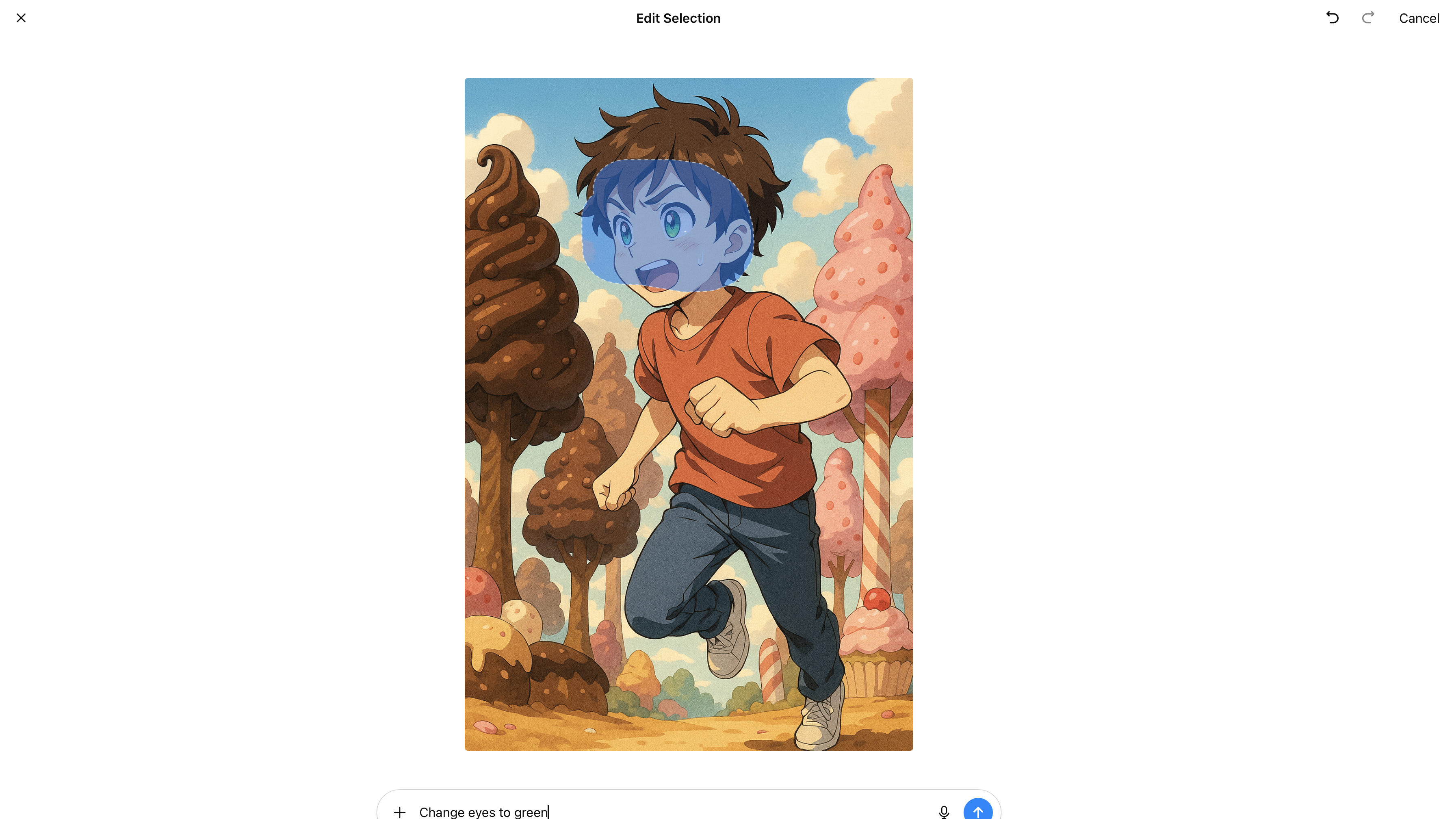 Editing an image in ChatGPT