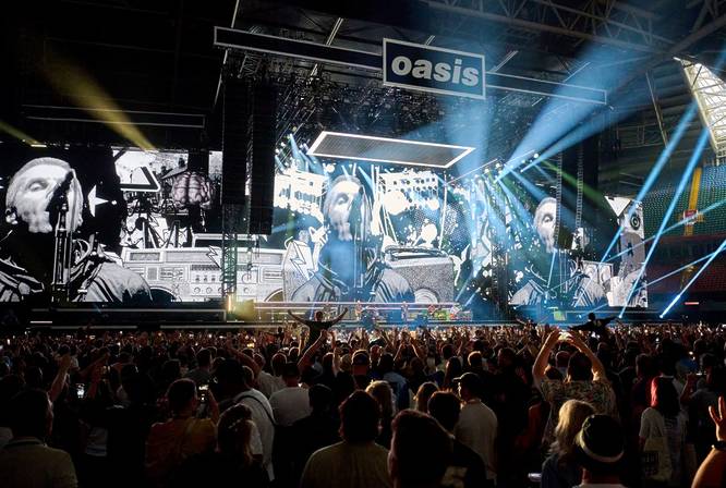 Oasis reunion show opening night in Cardiff