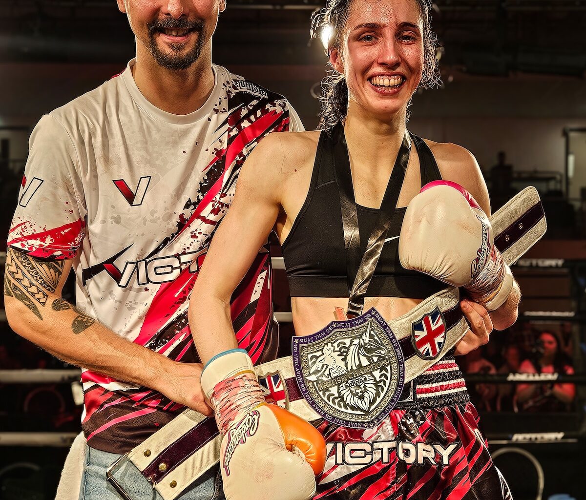 Emma battles pain barrier for British title