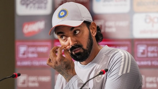 KL Rahul at a press conference ahead of India's ODI series vs South Africa.(PTI)