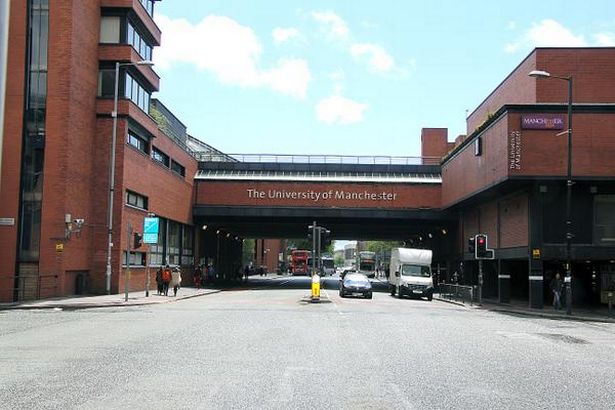 The iconic pedestrian bridge over Oxford Road