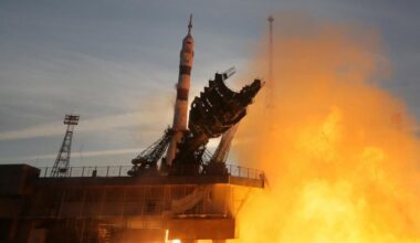 Primary Russian launch pad damaged during rocket liftoff