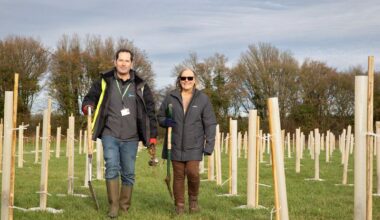 First trees planted in Pucklechurch Wood as landmark step towards creating new Western Forest