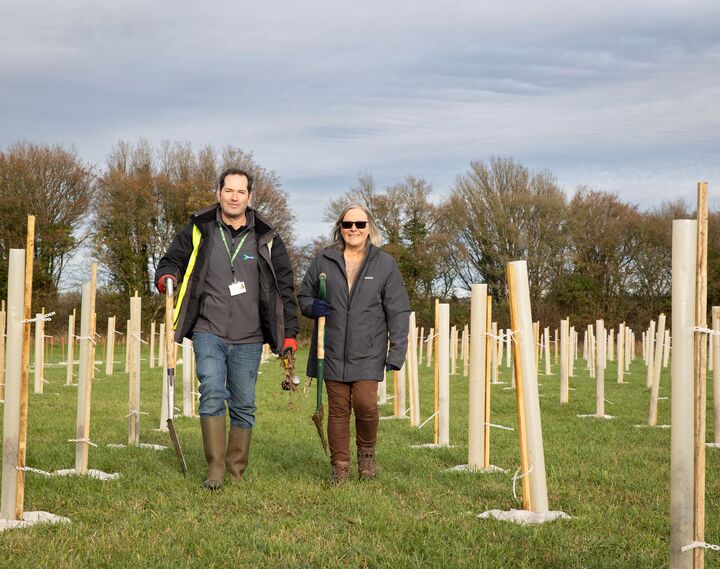 First trees planted in Pucklechurch Wood as landmark step towards creating new Western Forest