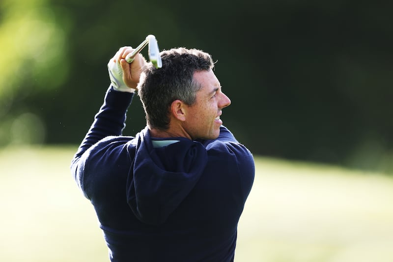 Rory McIlroy: chasing Colin Montgomerie's record. Photograph: Warren Little/Getty