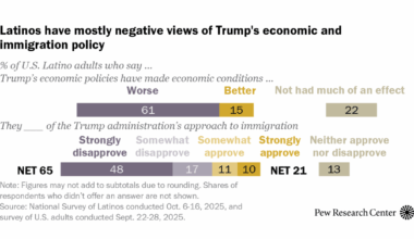 Most Latinos Disapprove of Trump and Policies on Immigration, Economy in Second Term