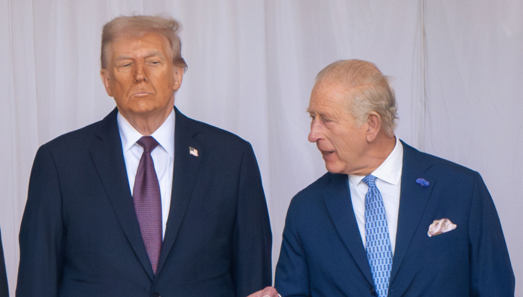 Donald Trump with King Charles