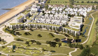 Striking new images of 291 homes planned for Hythe Golf Course next to Hythe Imperial Hotel