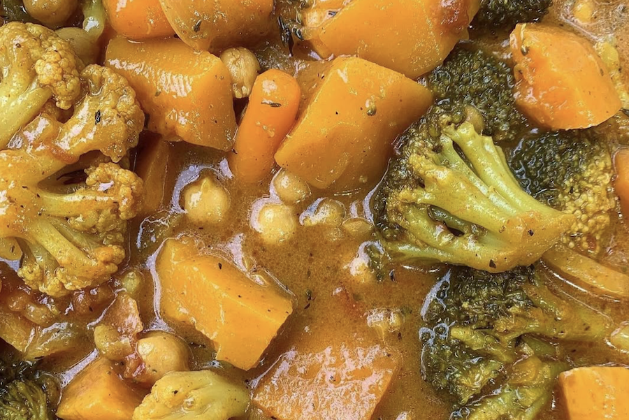 Rita's vegan curry vegan and vegetarian Manchester Christmas Markets