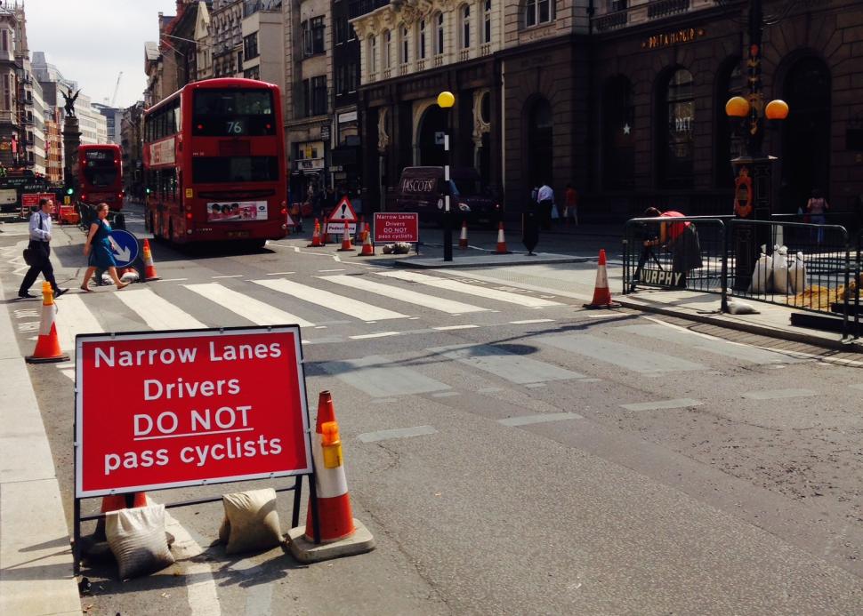 Roads need to be narrower or wider to protect cyclists, says new government guidance