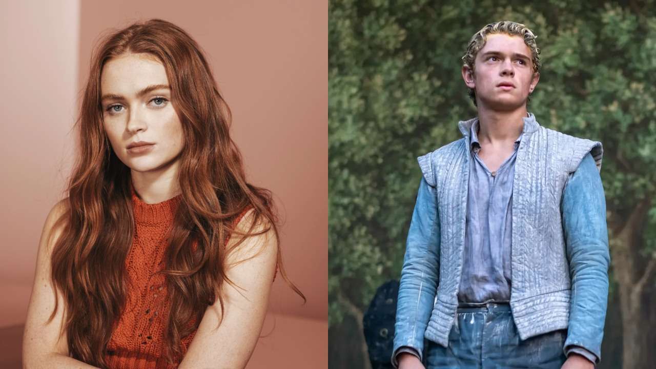 Romeo and Juliet - Sadie Sink (Photo Caitlin Cronenberg) and Noah Jupe (Photo in Hamnet, courtesy of Focus Features)