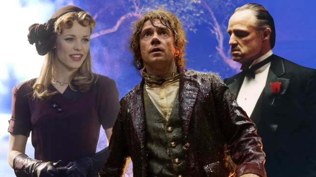 A comp image of the Notebook, The Hobbit, and The Godfather