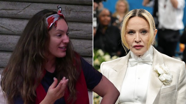 A comp of Kelly Brook and Madonna