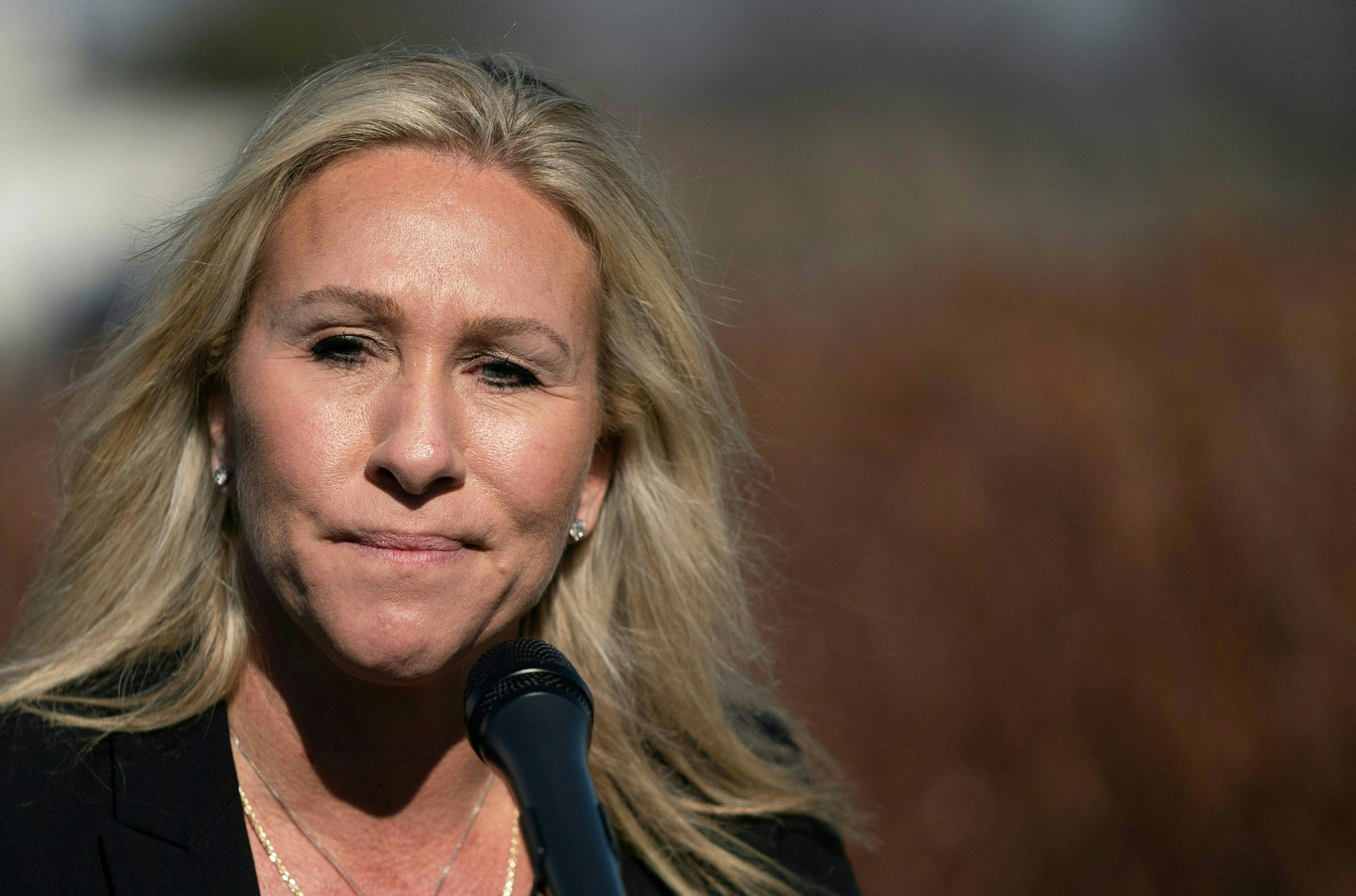 Representative Marjorie Taylor Greene will sit out of the race to find her replacement, refusing to endorse any candidate ahead of Georgia’s special election