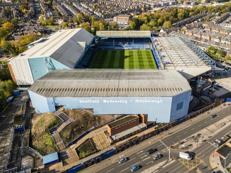 A general view of Hillsborough, home of Sheffield Wednesday. Sheffield Wednesday have filed a notice to appoint an administrator, court records show. The notice was filed at 10.01am on Friday morning at a specialist companies court. The club???s financial issues under current owner Dejphon Chansiri have been well-documented, with reports that a winding-up order from HMRC was imminent. Picture date: Friday October 24, 2025. PA Photo. Photo credit should read: Danny Lawson/PA Wire. RESTRICTIONS: EDITORIAL USE ONLY No use with unauthorised audio, video, data, fixture lists, club/league logos or 