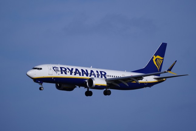 File photo dated 24/01/25 of a Ryanair approaching Liverpool John Lennon Airport. Ryanair has revealed its earnings have been boosted by a higher number of passengers, and airfares jumping by more than a 10th over the first half of the year. The low-cost airline reported a profit after tax of 2.5 billion euro (?2.2 billion) for the first half, 42% higher than the same period last year. Issue date: Monday November 3, 2025. PA Photo. Photo credit should read: Peter Byrne/PA Wire