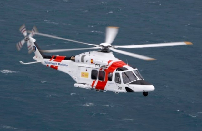 **ALL ROUND PICTURES FROM SOLARPIX.COM** **UK ONLINE USAGE FEE PER PIC 1st ?40.00,2nd ?20,00 INCLUDING VIDEO GRABS. - NO PRICE CAP** **FULL COPY BY NATALIA PENZA natypenza@gmail.com** -TEL: +34 659 567 821** JOB REF: 23323 A/NPZ/SM DATE: 28.11.2025 Caption: A TOURIST has reportedly plunged from a TUI-operated cruise ship north of the Canary Islands. Spanish coastguards and police are said to have been mobilised after the adults-only Marella Explorer 2 sounded a ?Man Overboard? alert. News website Voz Populi reported the alarm was sounded yesterday morning as the 14-deck vessel headed to the Canaries from Madeira This pic:Coast Guard search & rescue helicopter used in search *SOLARPIX COPYRIGHT WAVER NOTICE** The above fees are for the suppling these internet/web sourced images & videos only and Solarpix accept no responsibility for any breach of copyright, the use of images supplied and the publication of images is solely at your discretion.**All queries email to alert@solarpix.com or call : +34 609568865