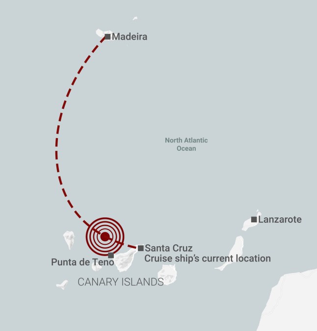 British tourist ?falls from Tui-operated cruise ship? near the Canary Islands