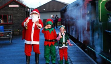 All aboard the Santa Specials at Middleton Railway