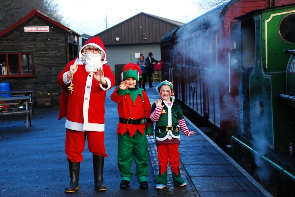 All aboard the Santa Specials at Middleton Railway