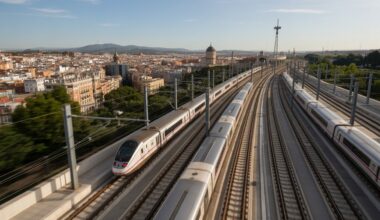 Spain awards contracts for the development of the extremadura high-speed rail line