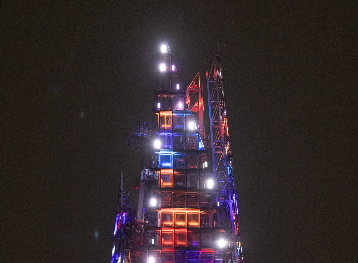 The Shard Christmas Lights 2025