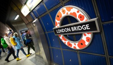 TfL Is Once Again Covering The Underground In Poppies In Honour Of Remembrance Day – Here's Which Stations You Can Find The Decorated Roundels
