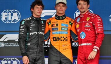 Full starting grid for 2025 F1 Brazilian Grand Prix
