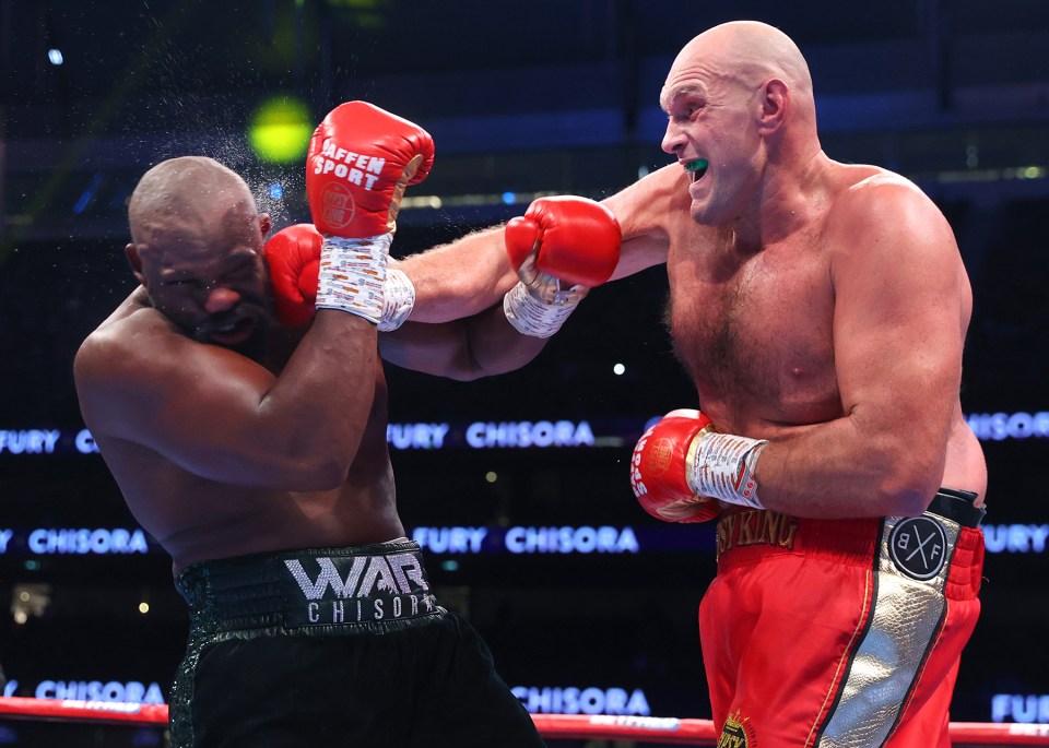 Tyson Fury boxing Derek Chisora