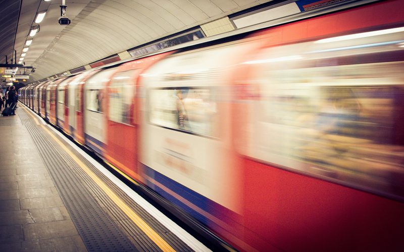 London Underground Tube Train