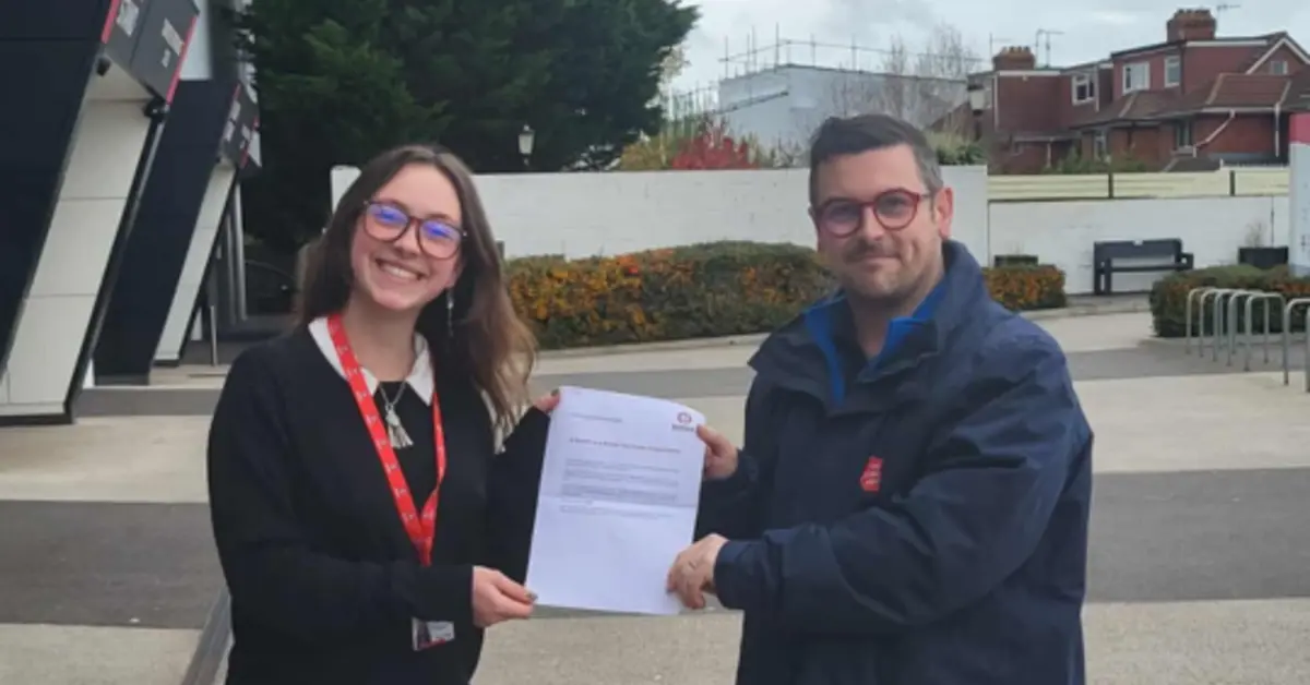 Bristol City FC gifts Christmas match tickets to local child through Salvation Army Appeal