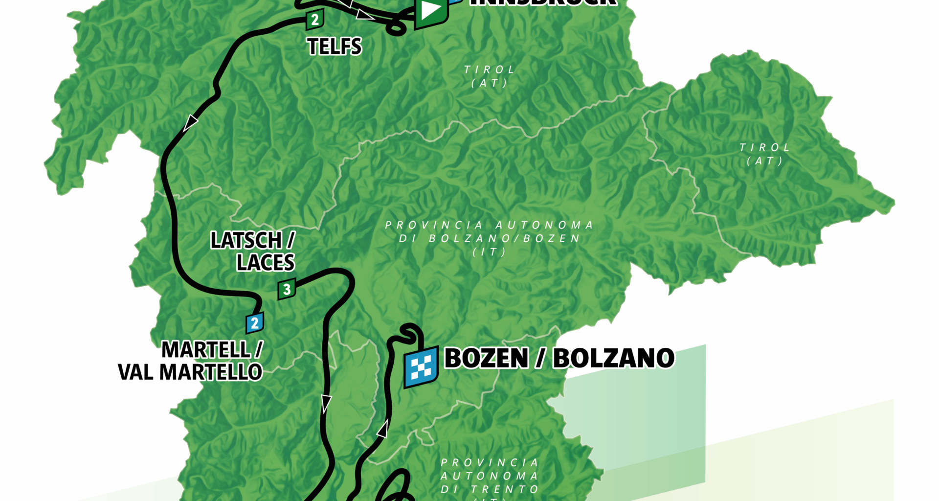 Tour of the Alps 2026 route