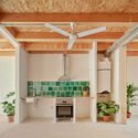 Ses Veles Housing / Alventosa Morell Arquitectes  + Joan Josep Fortuny Giró - Interior Photography, Kitchen, Wood, Beam
