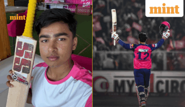 Vaibhav Suryavanshi played with special bat to score IPL century: Check which World Cup-winning player gifted it to him