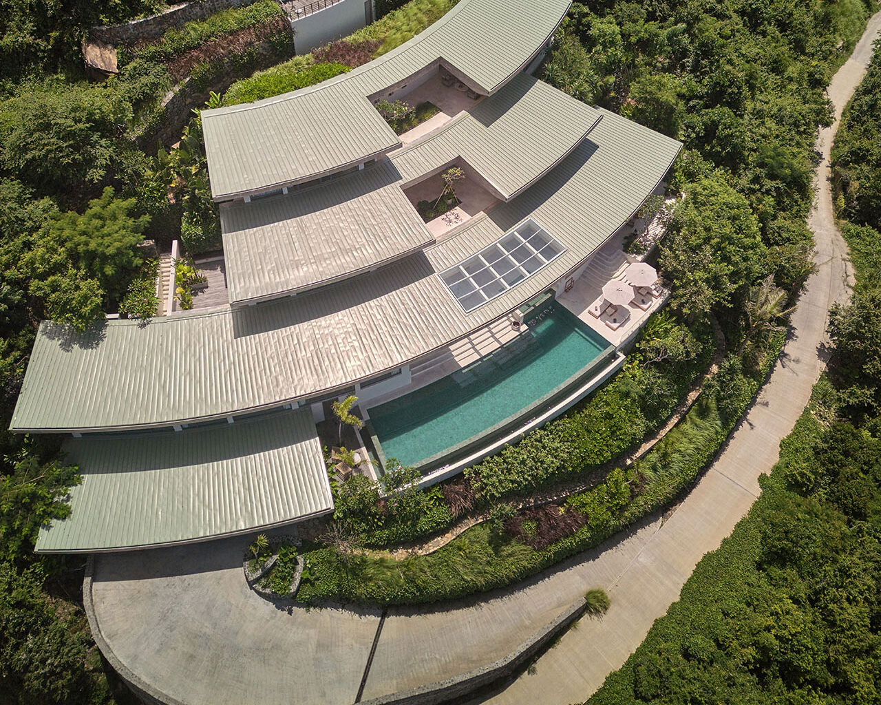 Villa Boe Is Built in Layers Along a Hillside in Lombok, Indonesia