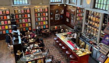 This Grand Central London Building Was Once An Old Banking Hall — Now It's A Gorgeous Bookshop With A Secret Bar Tucked Inside
