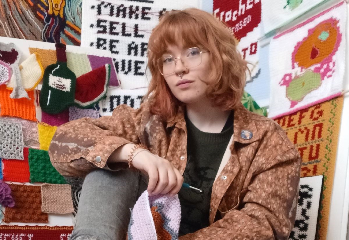 Forres artist and UHI Inverness graduate Codie Anne Reade to exhibit crochet at Royal Conservatoire of Scotland