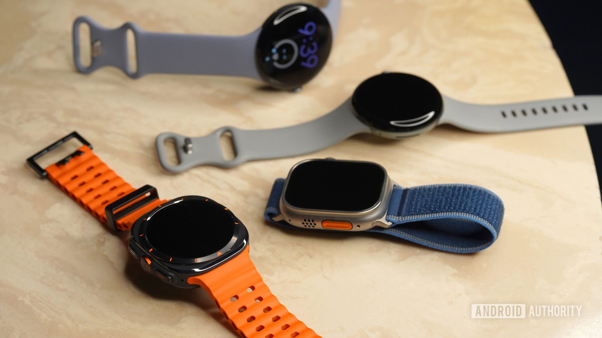 Wearables Design Language Pixel Watches rest among more rugged wearables.