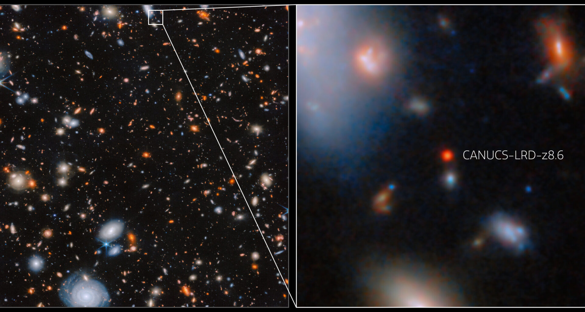 Webb: CANUCS-LRD-z8.6 in MACS J1149.5+2223